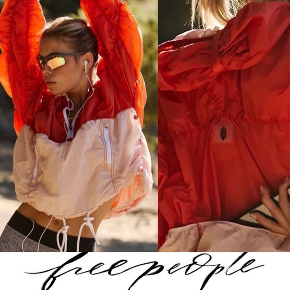 Free People Jackets & Blazers - Free People Happy Camper Color block Pullover ❤️ NWOT